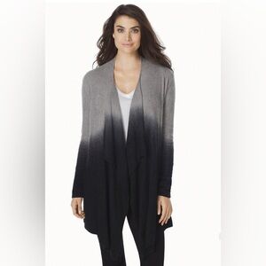 Barefoot Dreams Size S/M Bamboo Chic Lite Ombre Open Front Calypso Wrap Cardigan